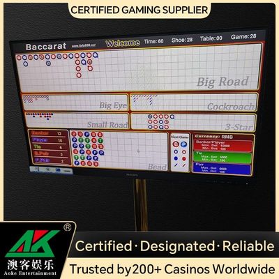 ODM Baccarat Gambling System Electronic Scoreboard Software Custom Interface
