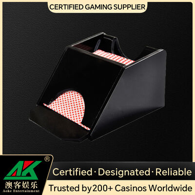 Anti Abrasion Card Dealer Shoe 2 Decks for Wholesale Casino Procurement