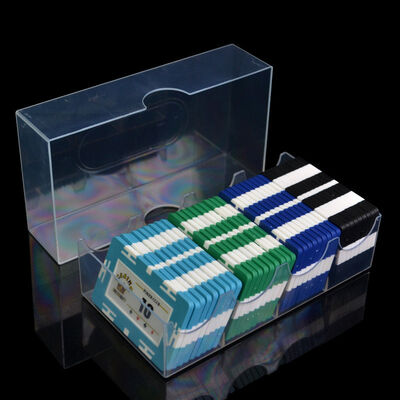 Casino Poker Chips RFID Clay Chips 29g Square Crown Chips 36PCS Set for Poker Rooms and Tournament Tables